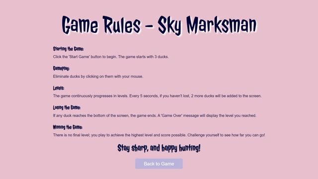 Sky Marksman Screenshot