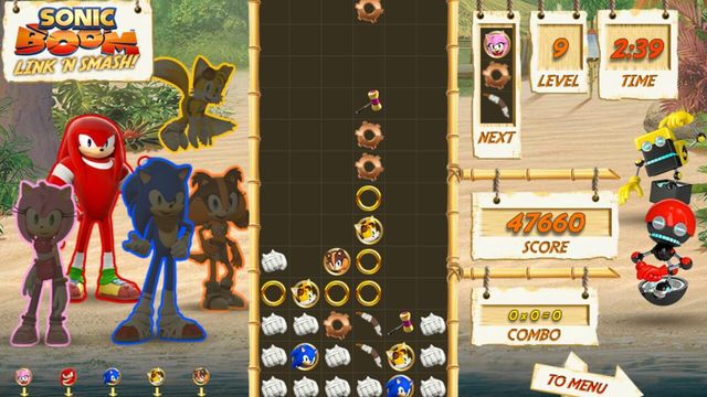 Sonic Boom: Link 'n Smash Screenshot