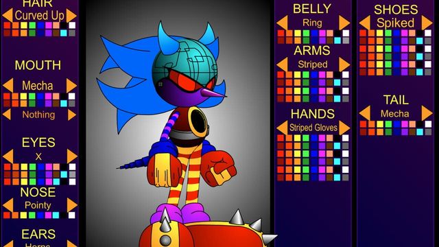 Sonic Character Designer Screenshot