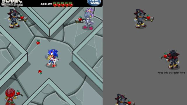 Sonic Knight In Training Screenshot