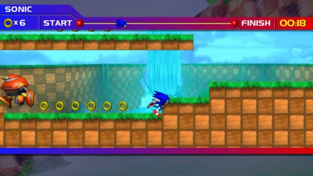 Sonic Rivals Dash Screenshot