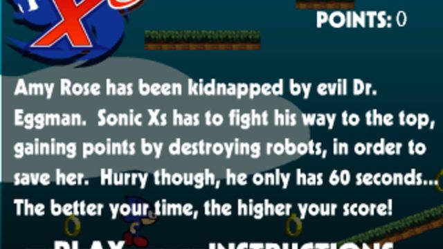 Sonic XS Screenshot