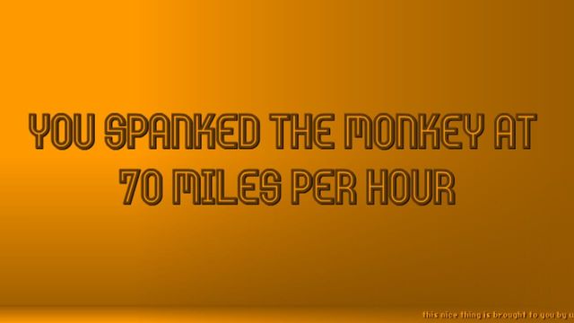 Spank the Monkey Screenshot