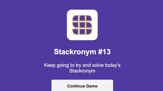 Stackronym Screenshot