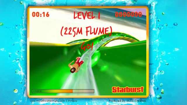 Starburst Waterslide Slalom Screenshot