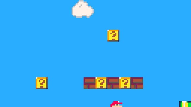 Super Mario Bros. Demake Screenshot