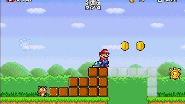 Super Mario Bros. Star Scramble Screenshot