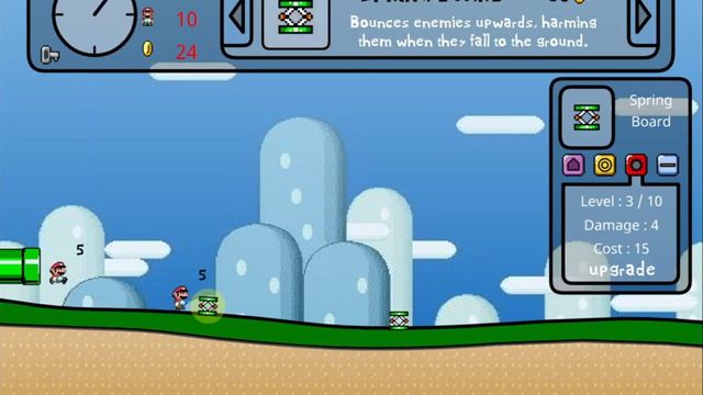 Super Mario Defense — Web Browser Game | Browser Craft
