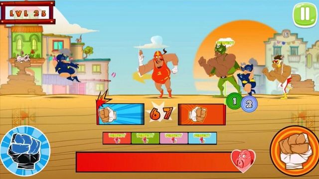Super Wrestlers: Slap's Fury Screenshot