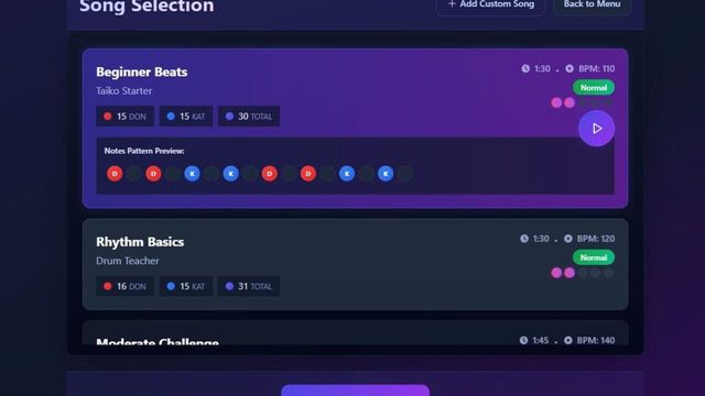 Taiko on the Web Screenshot