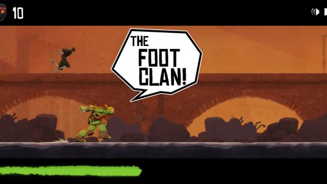 Teenage Mutant Ninja Turtles: Sewer Run Screenshot