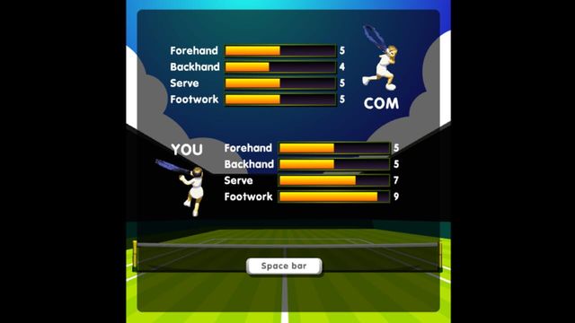 Tennis Game Web App Game Browser Craft