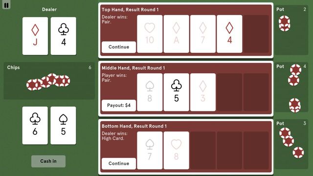 Texas Lane'em Poker Screenshot