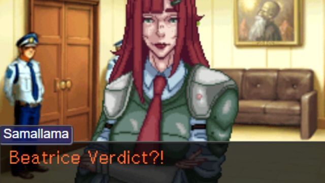 That time I got reincarnated as a fictional Defence Lawyer in an Ace Attorney fangame and had to defend myself against incredibly unfair odds. screenshot 3