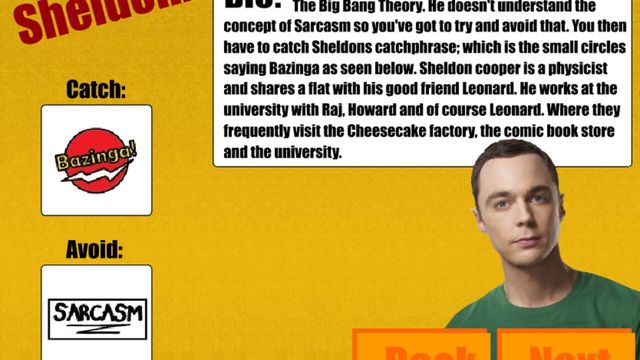 The Big Bang Theory Game Screenshot