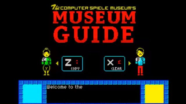 The Computer Spiele Museum's Museum Guide Screenshot