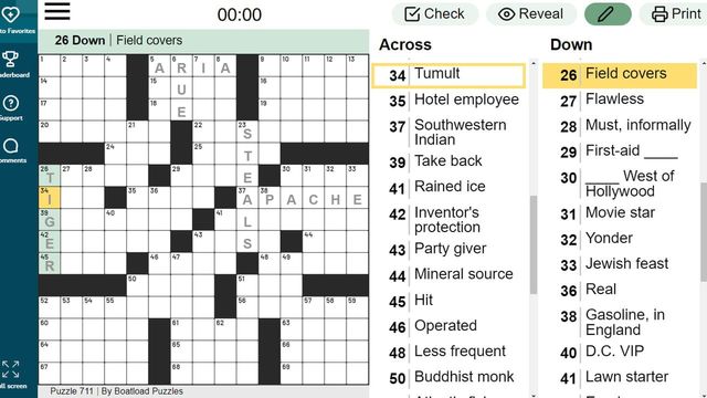 The Daily Crossword Screenshot