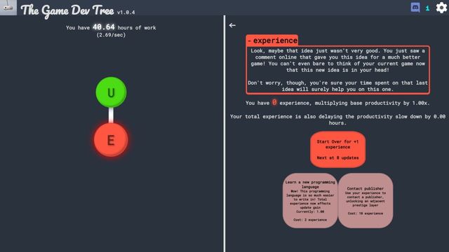 The Game Dev Tree Screenshot