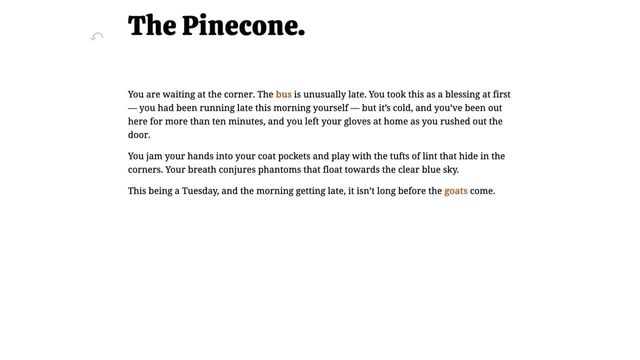 The Pinecone Screenshot