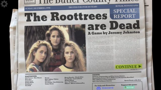 The Roottrees Are Dead Screenshot