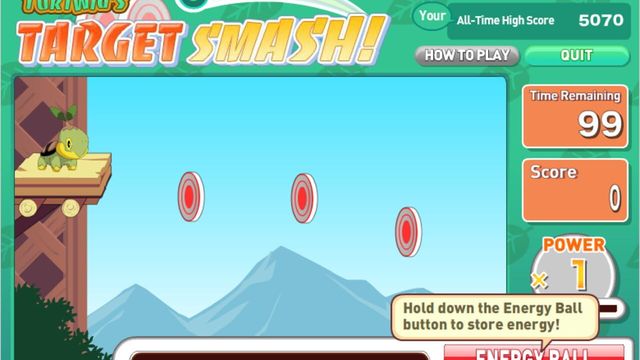Turtwig's Target Smash! Screenshot
