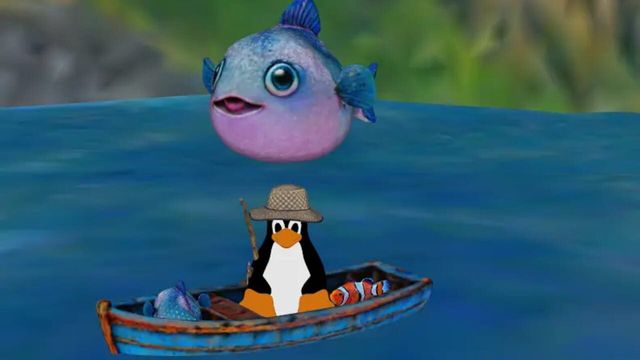 Tux Fishing Screenshot