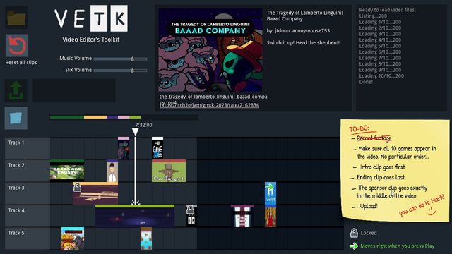 Video Editor's Toolkit — Web Browser Game | Browser Craft