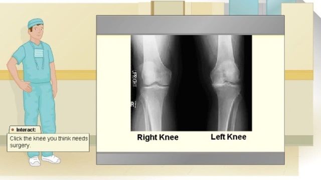 Virtual Knee Surgery Screenshot