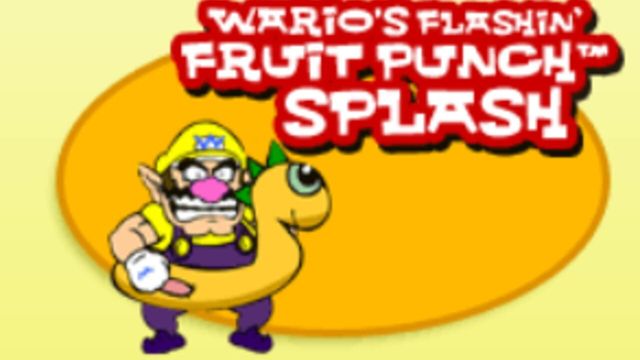 Wario's Flashin' Fruit Punch Splash Screenshot