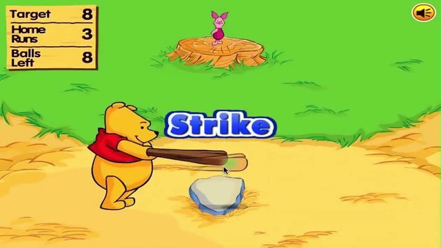 Winnie the Pooh's Home Run Derby! Screenshot