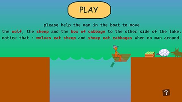 Wolf Sheep & Cabbage — Web Browser Game | Browser Craft