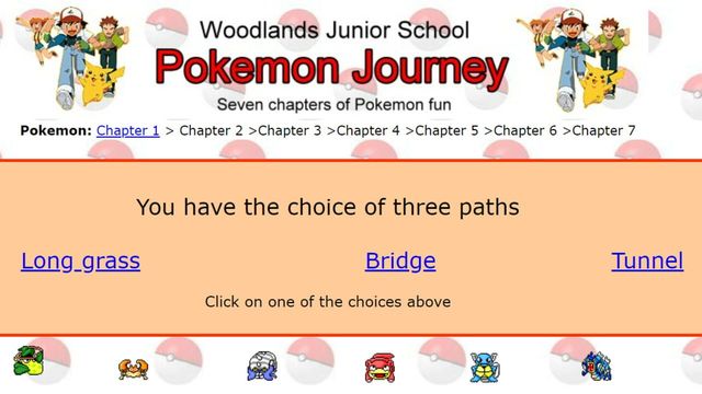 Woodlands Junior School Pokemon Journey Screenshot