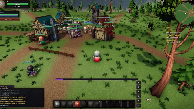 World of Claudecraft screenshot 1