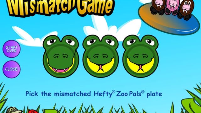 ZooPals Mismatch Game Screenshot