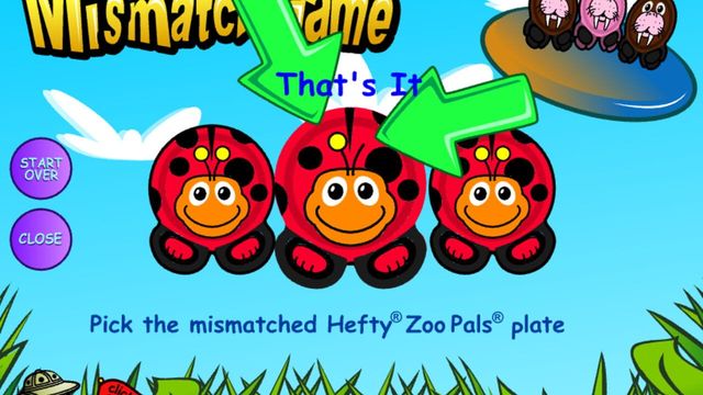 ZooPals Mismatch Game Screenshot