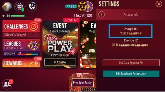 Zynga Poker Screenshot